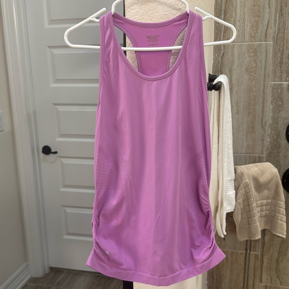 Athleta Light Purple Speedlight Racerback Tank Top Size Large